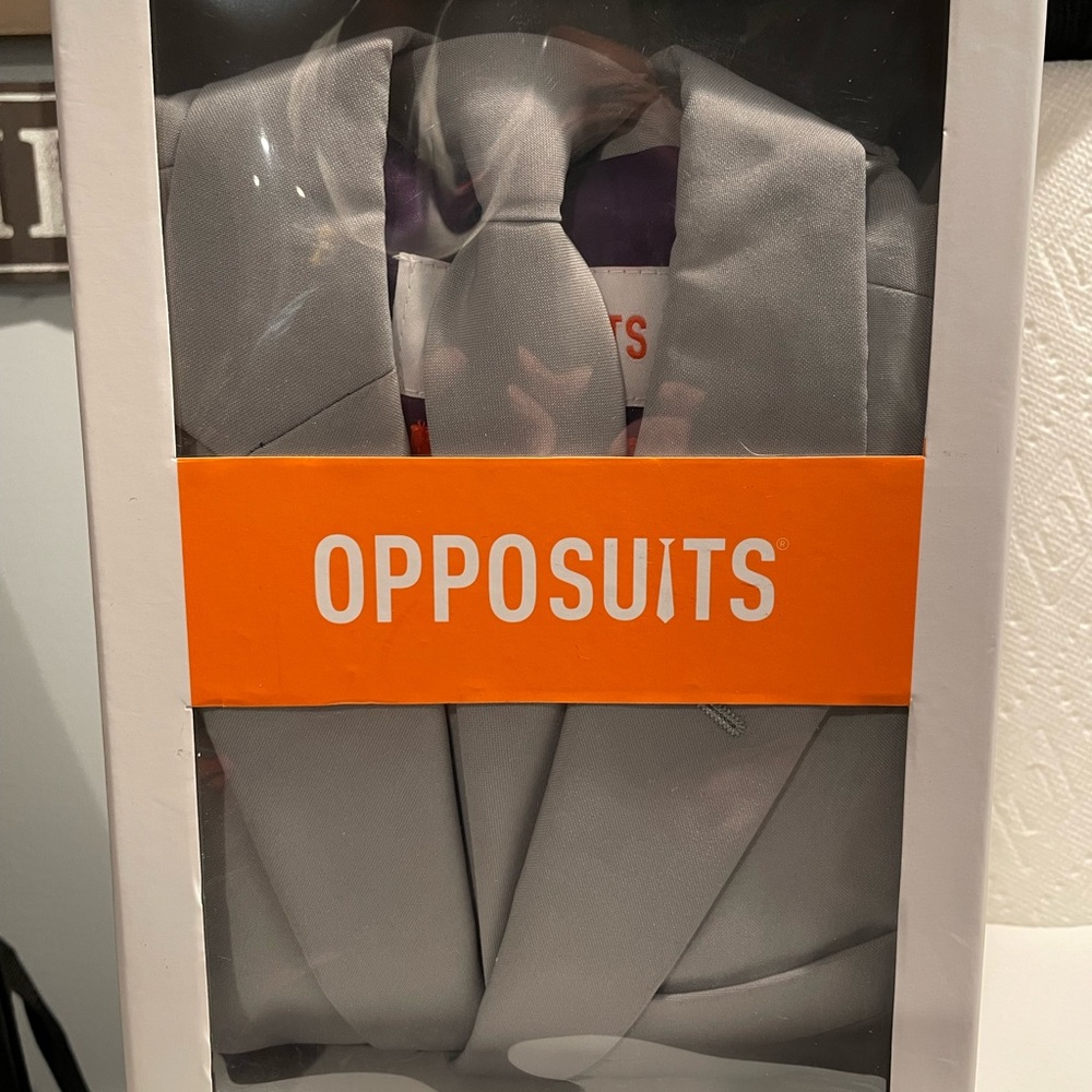 Opposuits Gray Men's Suit